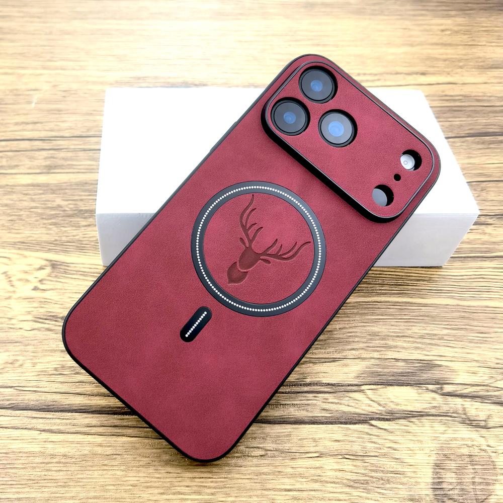 

Faux Leather Retra Case For iPhone 17 Air 16 16E 15 14 13 12 11 Pro Max 17Pro iPhone17 Magsafe Wireless Charge Full Cover For iPhone 11 Pro
