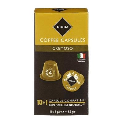 Rioba Cremoso Coffee Capsules (11 Capsules)