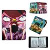 One Piece Boa Hancock Card Binder PU Leather Zip Large Capacity Anime Trading Card Holder
