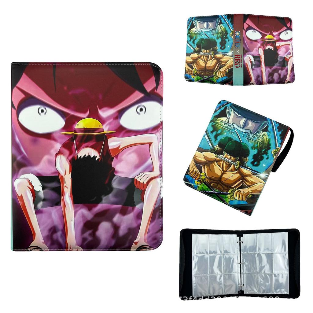 One Piece Boa Hancock Card Binder PU Leather Zip Large Capacity Anime Trading Card Holder