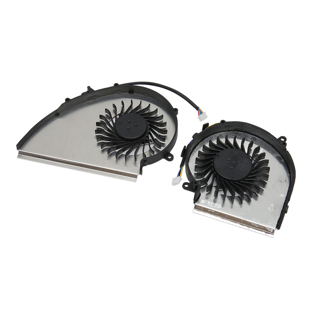 Cooling Fan 4 Pin Aluminum Alloy ABS Easy Replaceable Laptop Cooling Fan for MSI GE72VR GP72VR GP72MVR CPU Cooling Fan