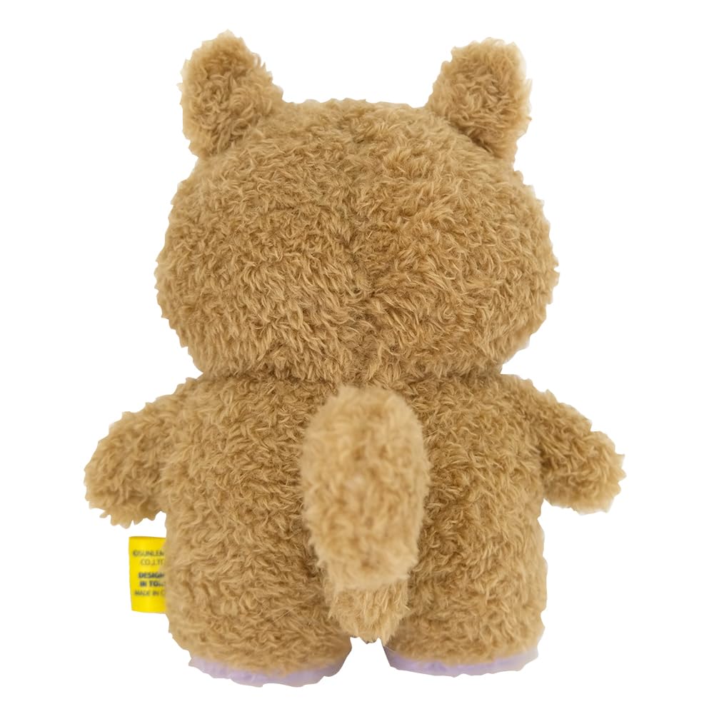 SunLemon Fluffy Watton S Squirrel BR 13 X 12 X Plush Toy Cute Squirrel Animal 15.5cm P-1783