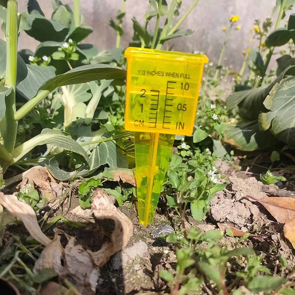 1/10pcs Portable Rain Gauge Plastic Sprinkler Outdoor Flowerpot Sprinkler Gauge Garden Water Gauge Outdoor Water Measuring Tool
