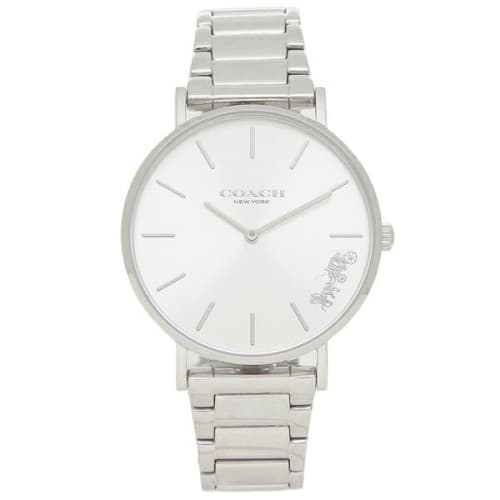 Coach PERRY 36mm Silver Watch for Men and Women (14503344)