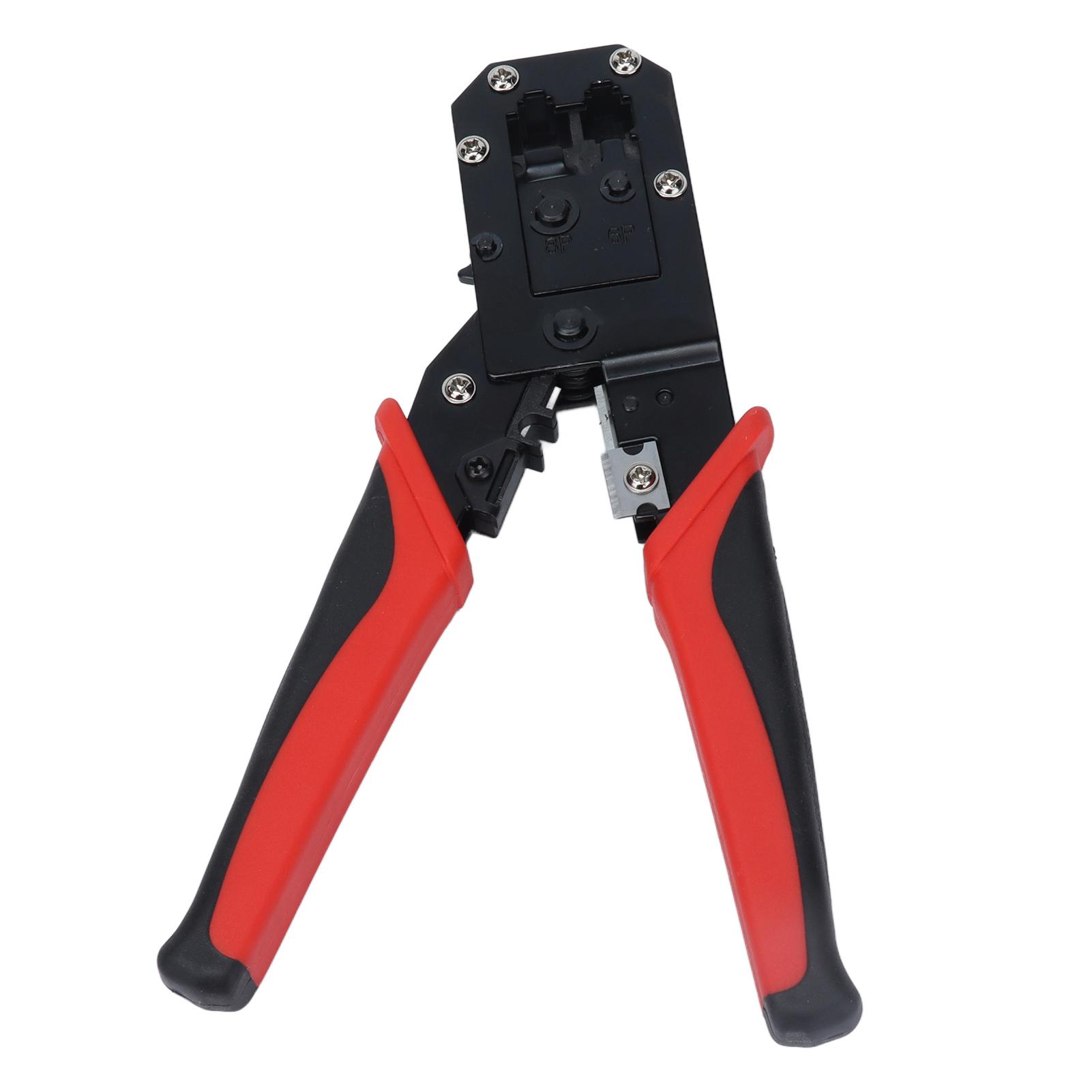 

Crimping Pliers RJ Connector Crimper Multi Functional Crimp Tool for 8P 6P JL318