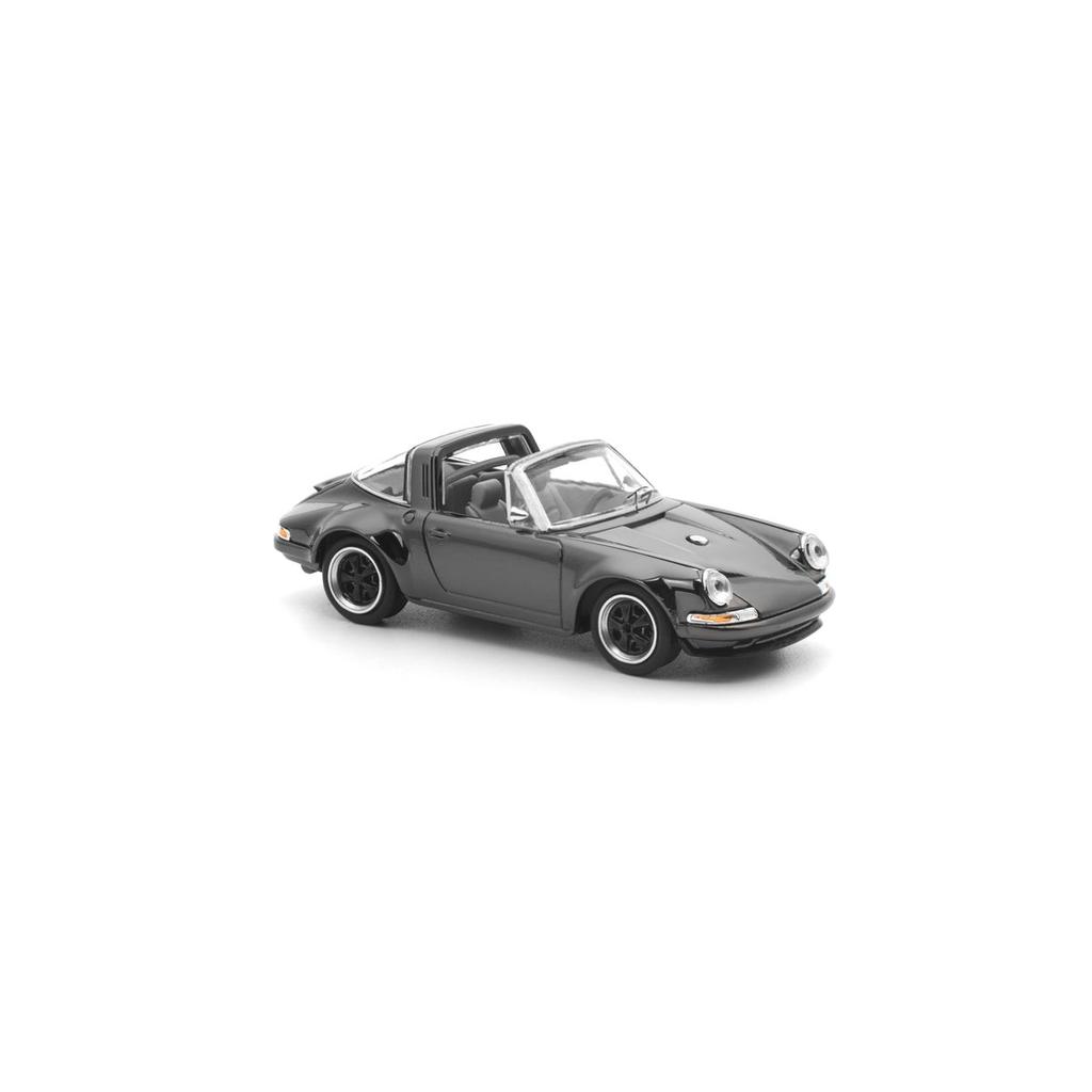 Genesis Company POP RACE 1/64 Singer Targa Dark Chrome Series Diecast Model Car PRDC001 Finished Product