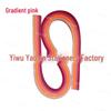 9-Color Gradient 5mm x 54cm Quilling Paper Strips - Handmade Quilling Materials