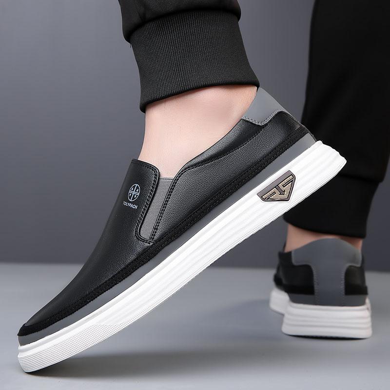 Fashion Fashion Designer Loafers Versatile Slip On Walking Shoes Moccasins Casual Leather Men's Shoes Comfortable Formal Dress Shoes