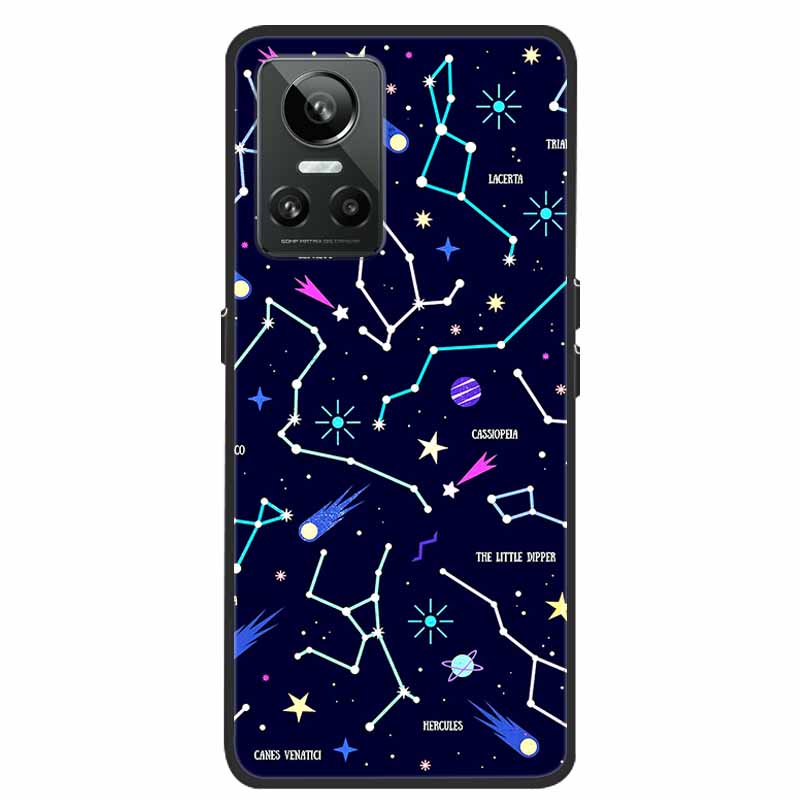 Mobilskal För Realme GT Neo3 Fodral Svart Silikon Mjuk Baksida För Realme GT Neo 3 Mobilskal Fodral RealmeGT G T Neo 3 Coque