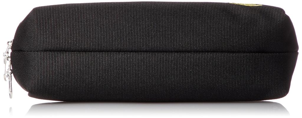 Smile Pencil Stationery Makeup Travel Large Black P-Seg Case, Pouch, Pouch, Pouch, Nylon, Capacity, 2-Compartment Design, 30321,