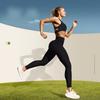 Women's High Waist Yoga Pants with Tummy Control, Push Up Effect, Hidden Waist Pocket, for Fitness, Yoga, Running, Black, Size S