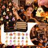 2D Halloween Candy Advent Calendar Days Countdown with Boxes