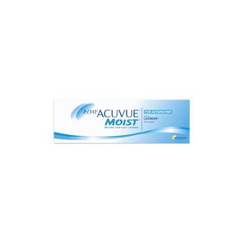 

1-Day Acuvue Moist для астигматизма, BC 8.5, PWR -3.25, Размер цилиндра -1.25, Ось 180, Упаковка 30 штук