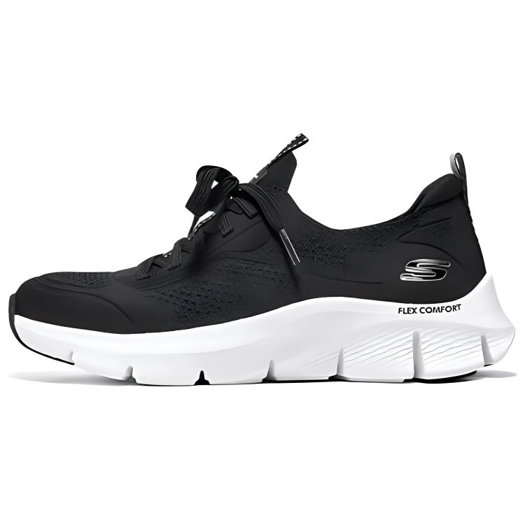 Skechers Go Series Удобные Амортизирующие Прочные Низкие Повседневные Кроссовки Женские Черный 149887-BKW 35