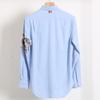 Classic Four-Stripe High-Thread-Count Cotton Oxford Shirt for Men, New Solid Color Basic Casual Long-Sleeve Shirt for Women