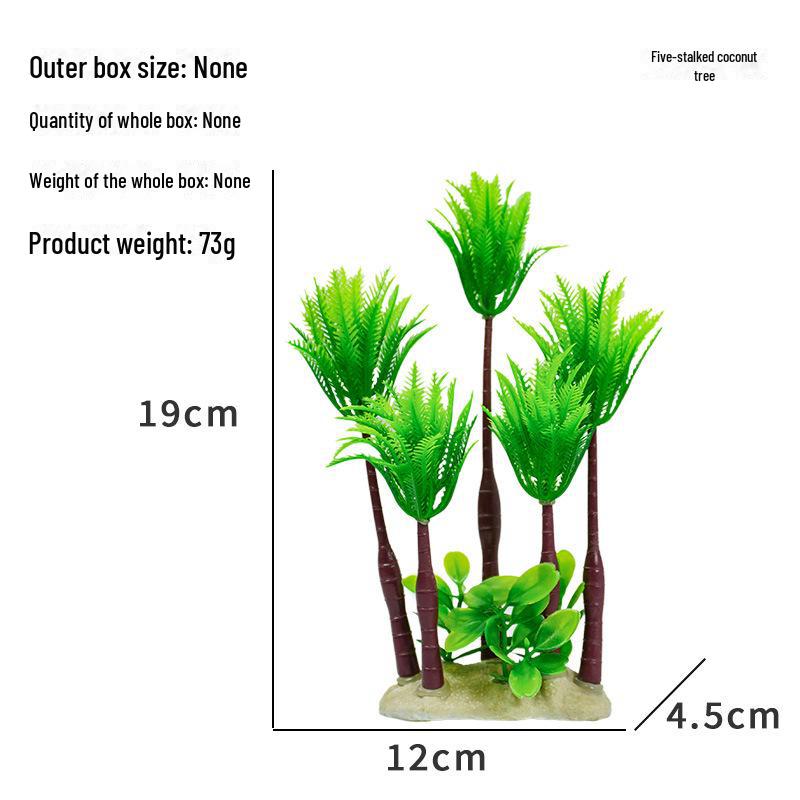 

Ландшафтный дизайн аквариумов и рыбных резервуаров: Декор из кокосовой пальмы и водяной травы для столов с песком для гостиниц и недвижимости