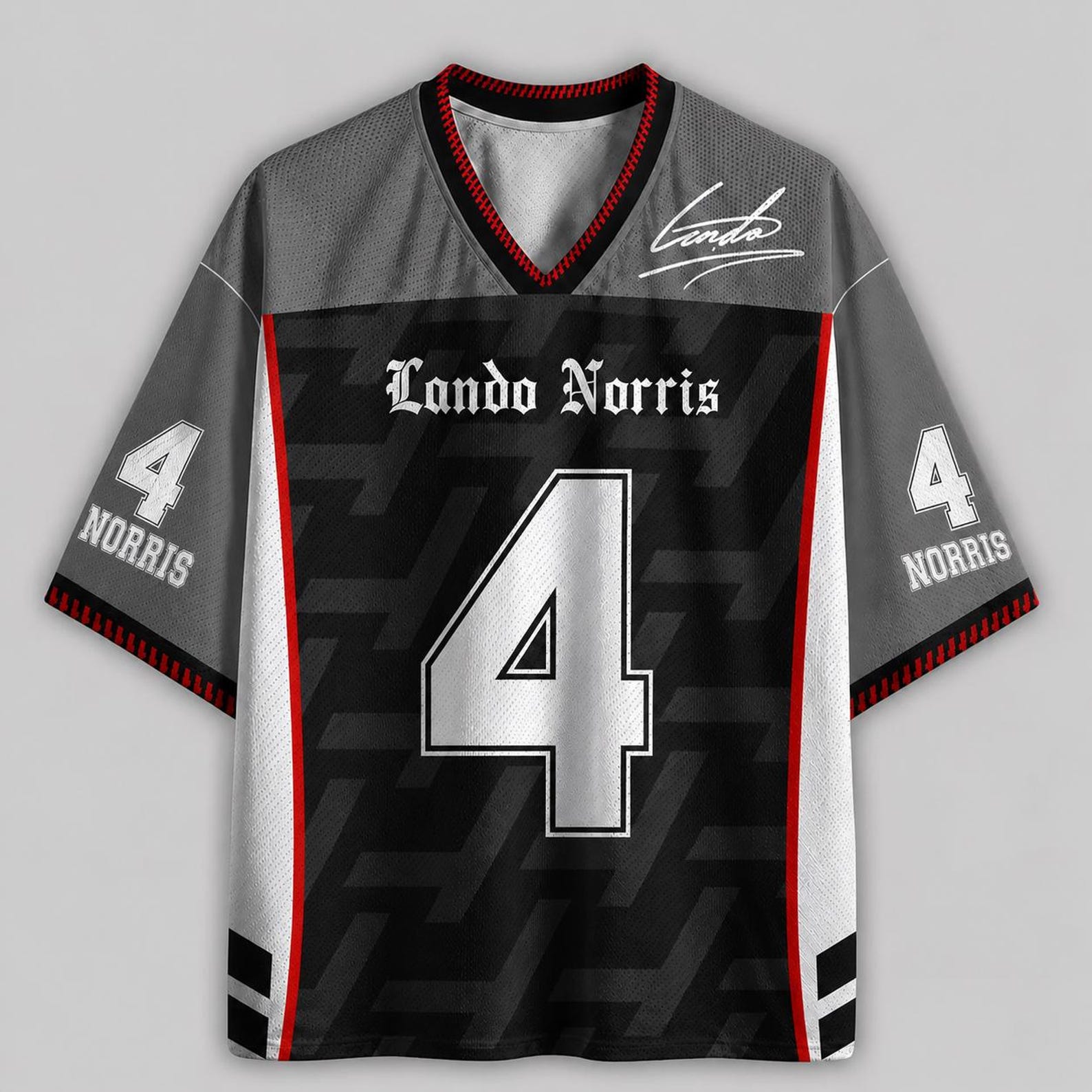 Lando Norris 4 Racing Jersey, Motorsport Fan Apparel, Formula Inspired Tee S