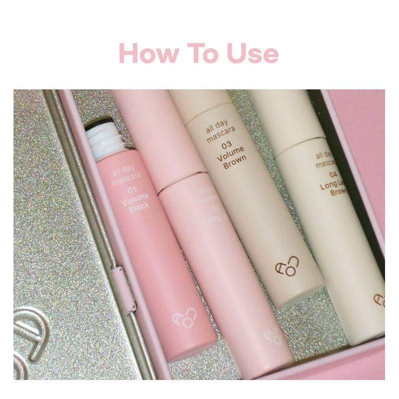 AOU - All Day Mascara - 4 Colors