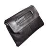 Zipper PU Leather Envelope Handbag Pure Color Handheld Evening Banquet Bag  Shopping