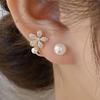 925 Silver Crystal Heart Hoop Earrings for Women Luxury Fashion Jewelry