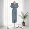 Zomer Mode Jurk Met Strik Taille Voor Vrouwen Business Casual Reis Kleding