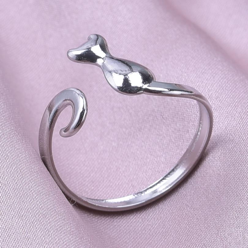 1/2/3pcs Animal Ring Butterfly Cat Wings Shell Open Adjustable Stainless Steel Rings For Women Men Accessories Fashion Jewelry