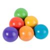 6 Pieces Rainbow Wooden Balls Color Sorting Matching Games Counting Toys Learning Materials for Boys
