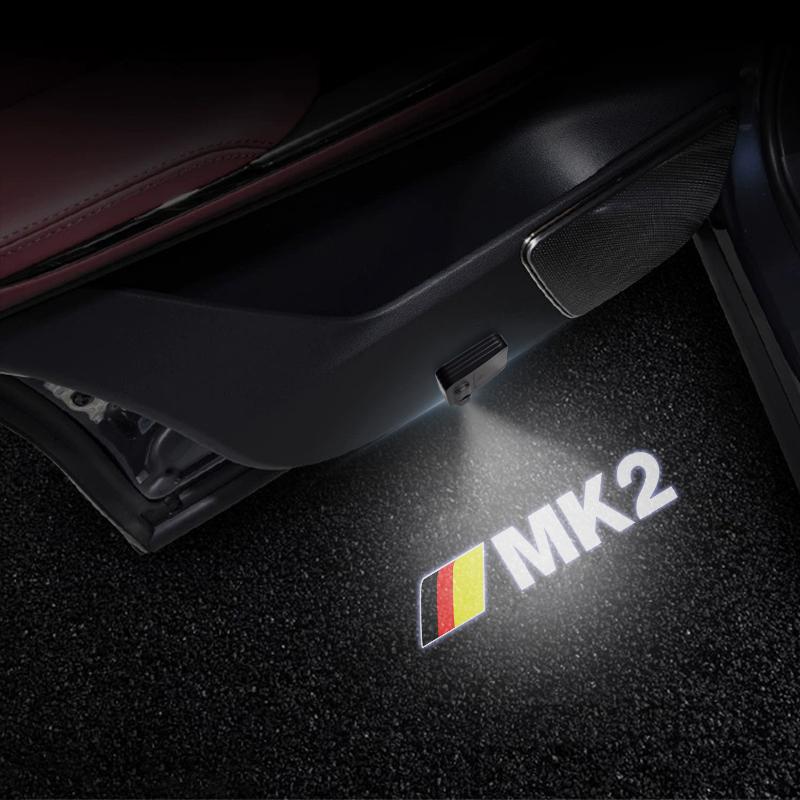 LED For Golf Polo MK2 MK3 MK4 MK5 MK6 MK7 MK8 Logo GTD R32 R34 R35 R36 Car Door Courtesy Light Laser Projector Welcome Lamp