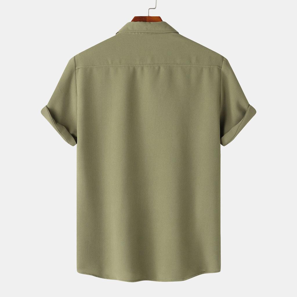 Hawaii-Hemd für Herren, Herren-Bowling-Hemden im Vintage-Stil, kurzärmelig, Sommer-Strandhemd