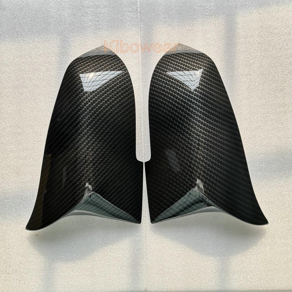 Pair Side Wing Mirror Caps for BMW F30 F31 F20 F21 F22 F23 F32 (Carbon Look) F33 F34 X1 E84 1 2 3 4 Replace for M3