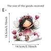 Cartoon Fruit Flower Fairy Switch Wall Sticker Creative Socket Decor for Kids Room Bedroom Living Room Home Decor