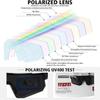 New Outdoor Riding Sunglasses One-piece Bicycle Windscreen  European and American MEN'S Sports Sunglasses