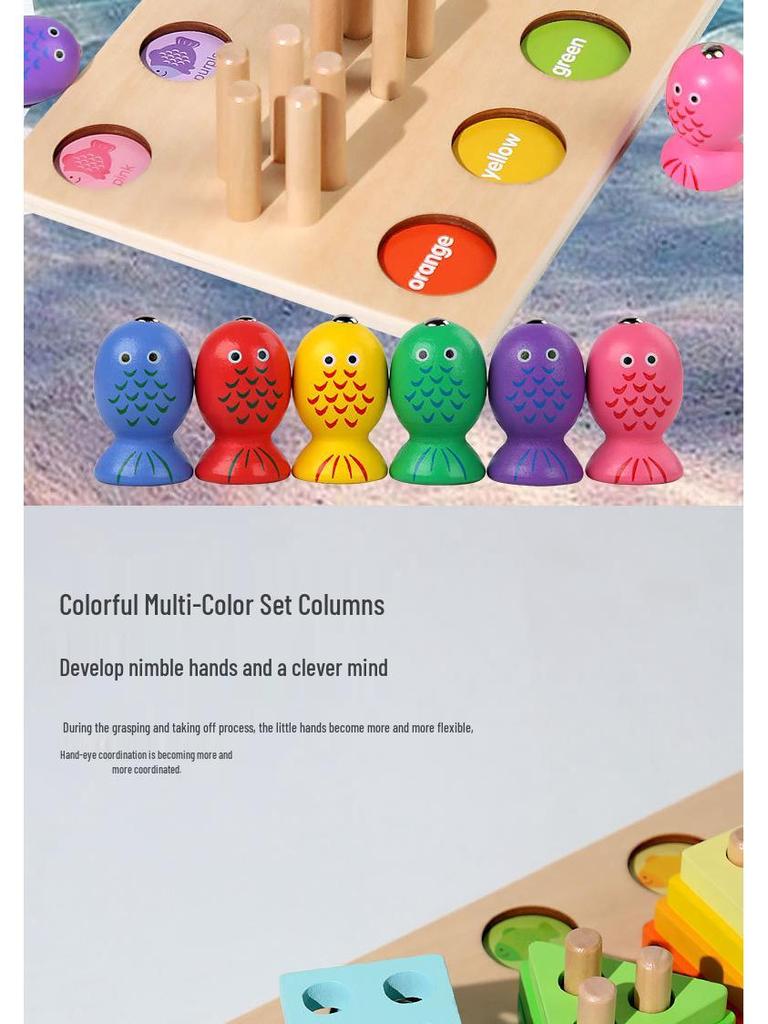 Montessori Bee Color Matching Toy - Fine Motor Training for Kids