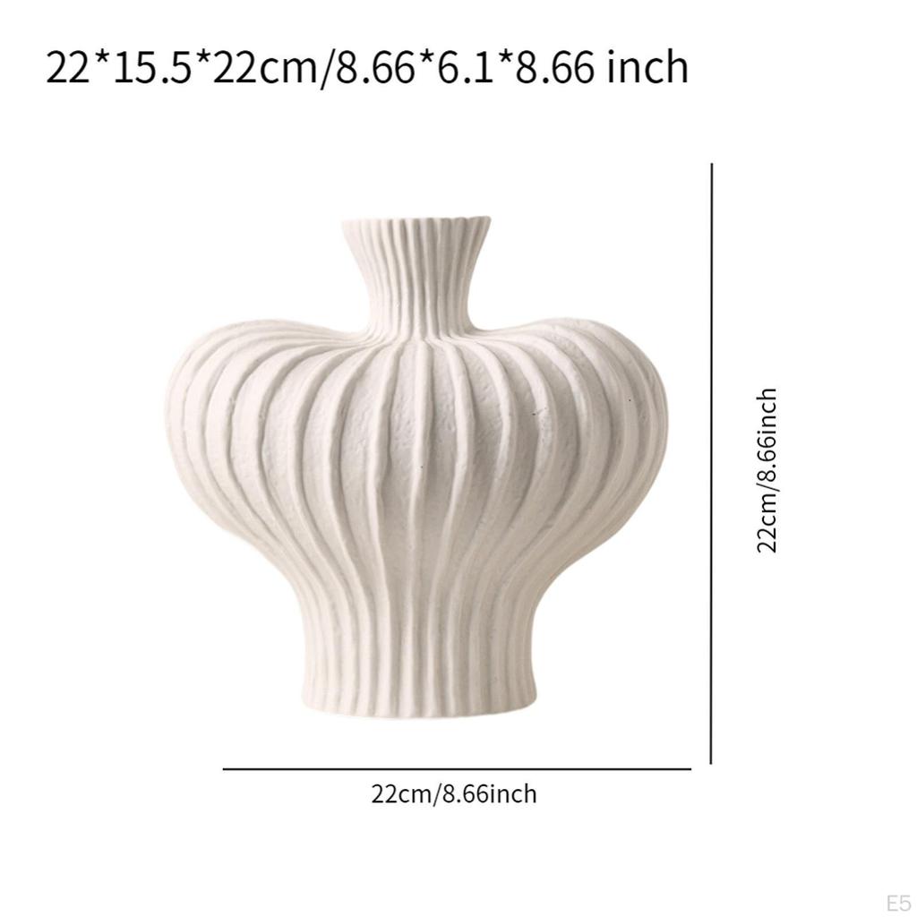 Ceramic Flower Vase Bud Plant Pot Dry Flowers Birthday Gift Flowerpot Floral Arrangement for