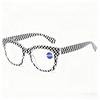 Large Frame Anti Blue Light Reading Glasses 3colors Fashion Printing Far Sight Eyeglasses Women Personality Decorative Eyewear