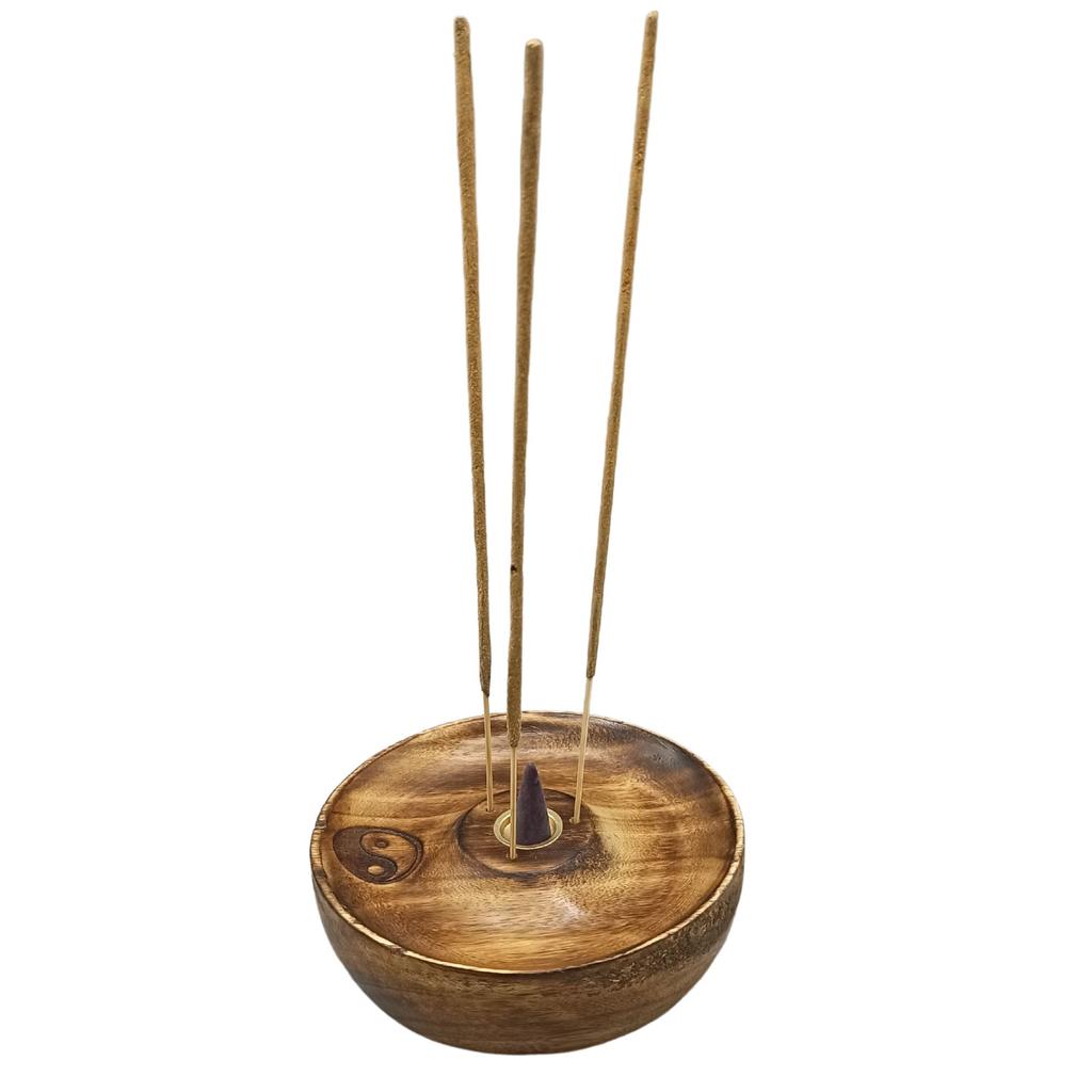 Incense Burner For Sticks And Cones Yin Yang