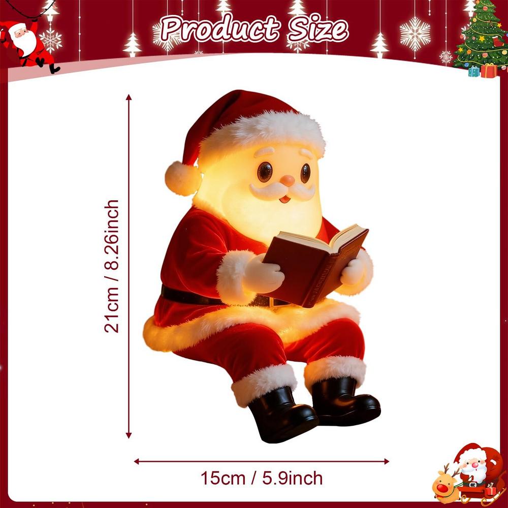 

Christmas Night Light Santa Claus Decor Nightlight LED Christmas Night Light for Desk Table Bath Bathroom Nightstand Reading