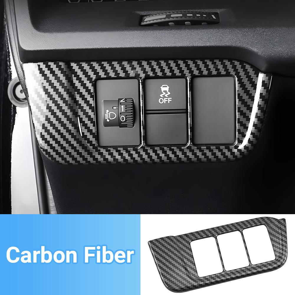 Für Honda CR-V CRV 6. Generation 2023 2024 2025 Hybrid ABS Auto Scheinwerfer Einstellknopf Schalter Abdeckung Rahmen Trim Aufkleber Zubehör