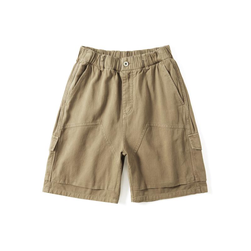 Work Shorts Men's Summer Shorts Men's Loose Casual Five Quarter Pants
