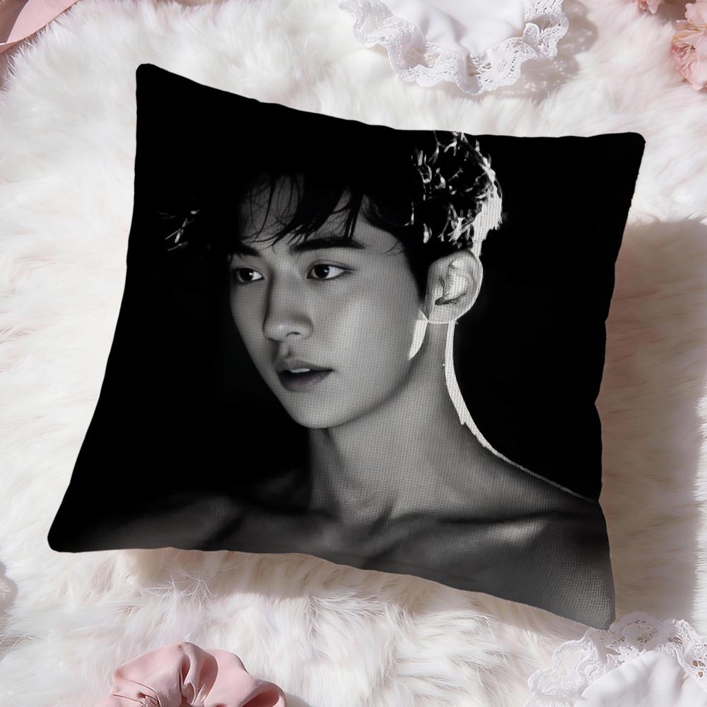 Actor N-Nam J-JooS HyukS Cushion Cover Premium Comfort Reversible Pillow Cove -Two in One Design for Any Room & Car Interior