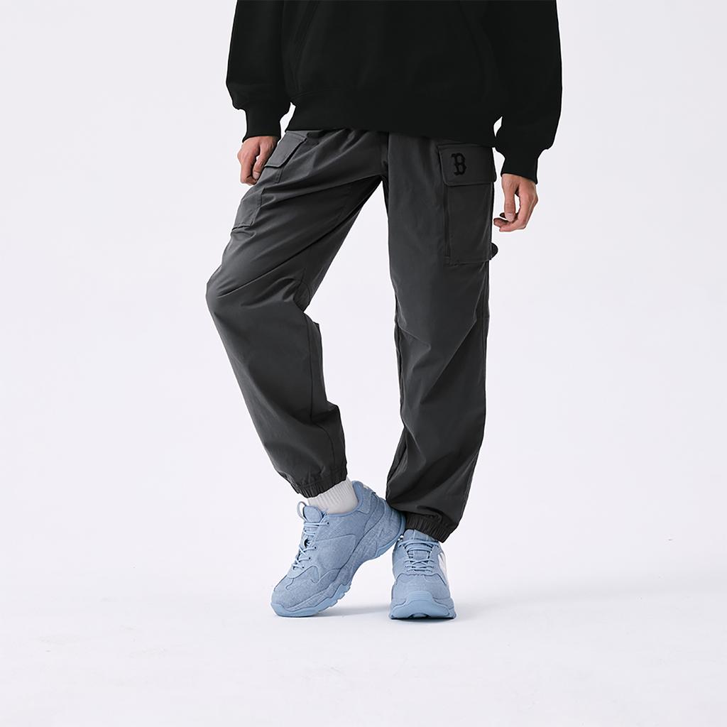 New MLB Boston Red Sox Basic Collection SS25 Casual Pants Unisex Dark Charcoal Gray 3AWPB0151-43CGD