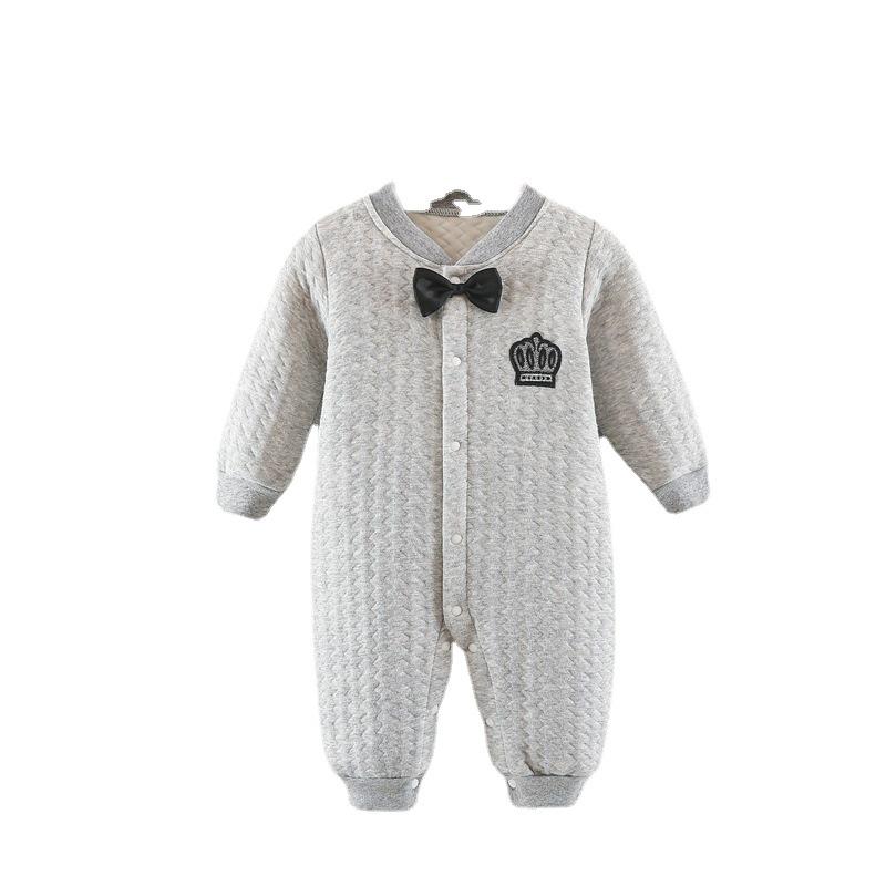 Salopetă pentru nou-născut - Bumbac gros, cald, pur pentru toamnă/iarnă