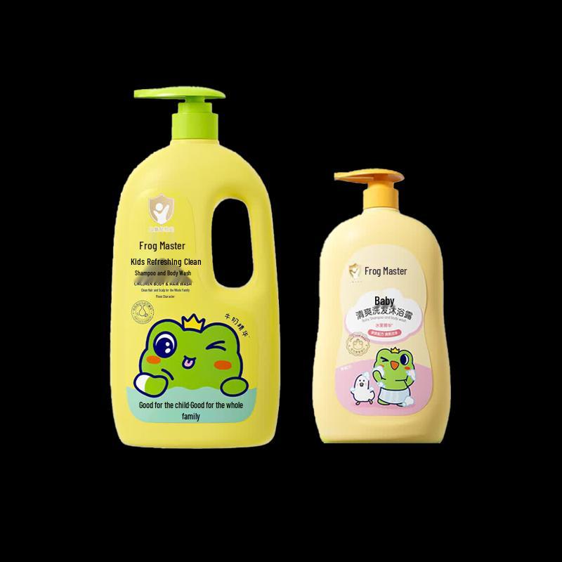 Prince Frog Kids 2-in-1 Shampoo & Shower Gel Set