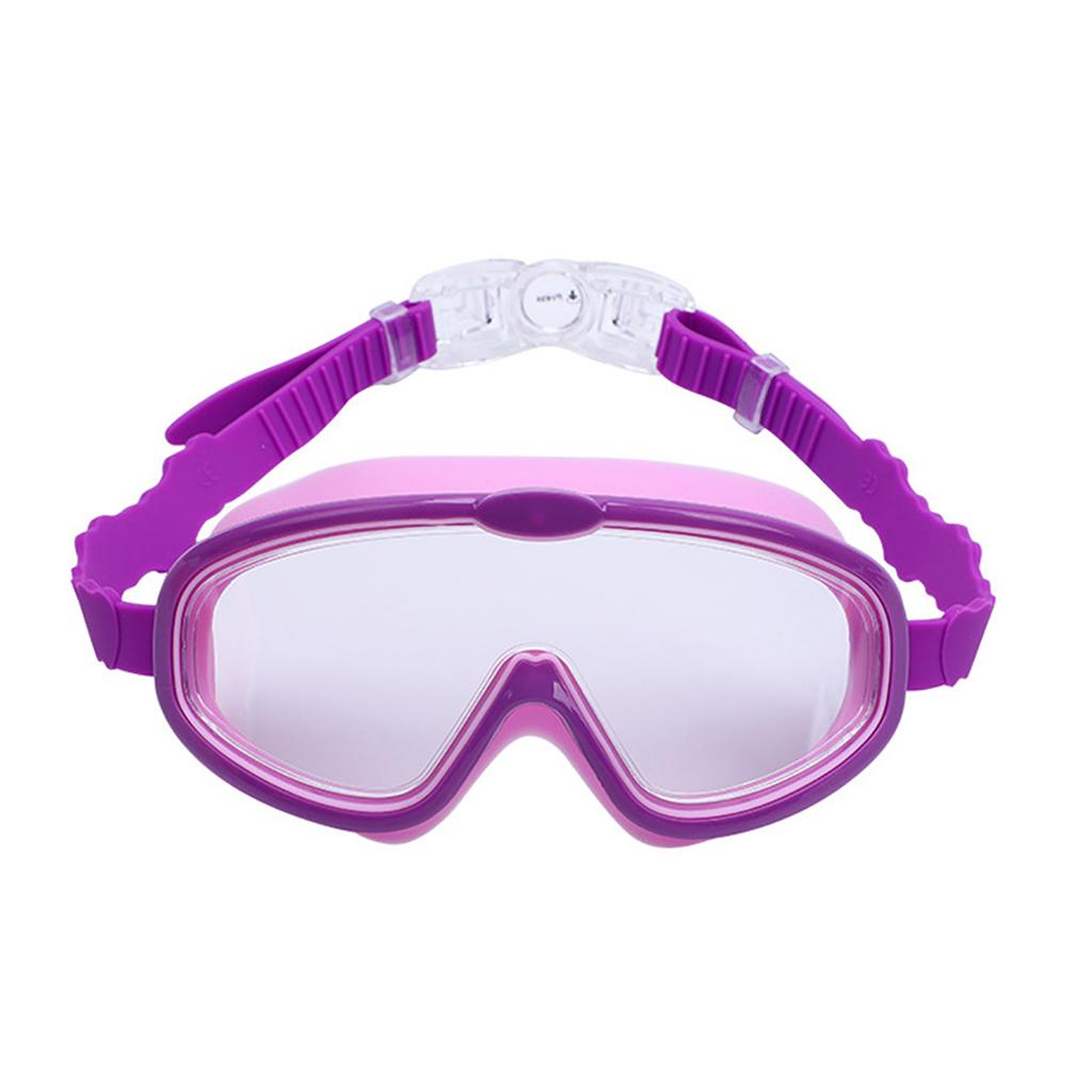 Swimming Goggles Children Waterproof Swim Diving Mask Eyewear UV Anti Fog Pool Water Sport Glasses Large Frame For Kids Teenager