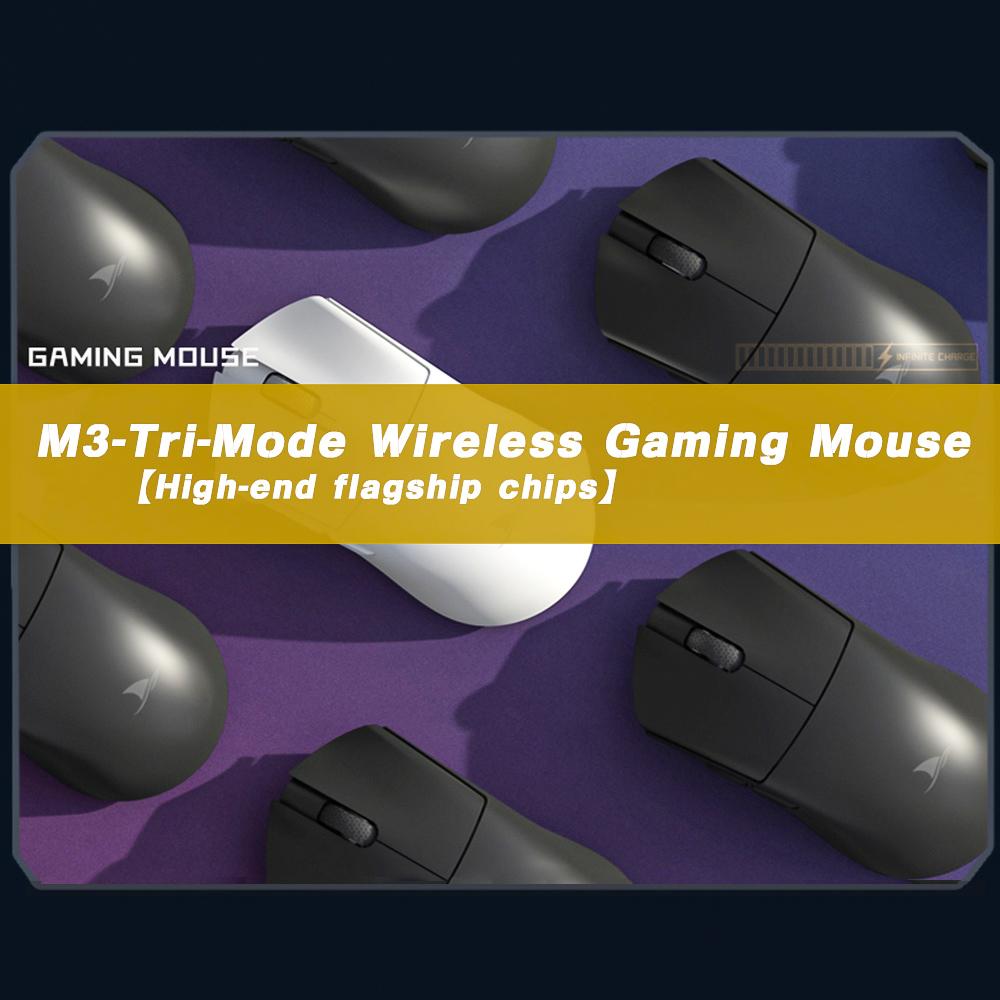 Darmoshark Mouse 2.4G Wireless  5.0 & Type-C Wired Slim Re able Slience Mouse for PC Computer Notebook with USB Receiver 4800 movement