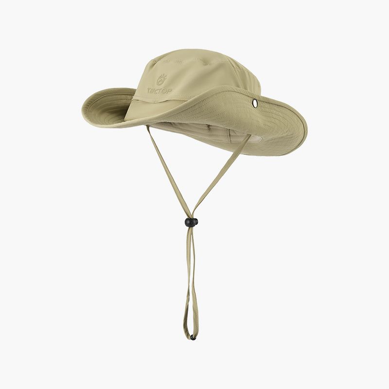 

Tantuo Outdoor Mountain Drawstring Fisherman Hat Sun-Proof Hiking Lightweight Quick-Drying Breathable Fishing Hat Cowboy Hat Shakachit All yards