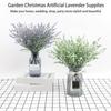 2Pcs Artificial Lavender Flower 7 Prongs Garden Plant Bouquet Supplies for Party Home Vase Photography Props