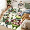 Grinch Christmas Living Room Non-Slip Area Rug Soft Carpet for Bedroom Game Playroom Sofa Office Home Decor Doormat Christmas Gift C9211500
