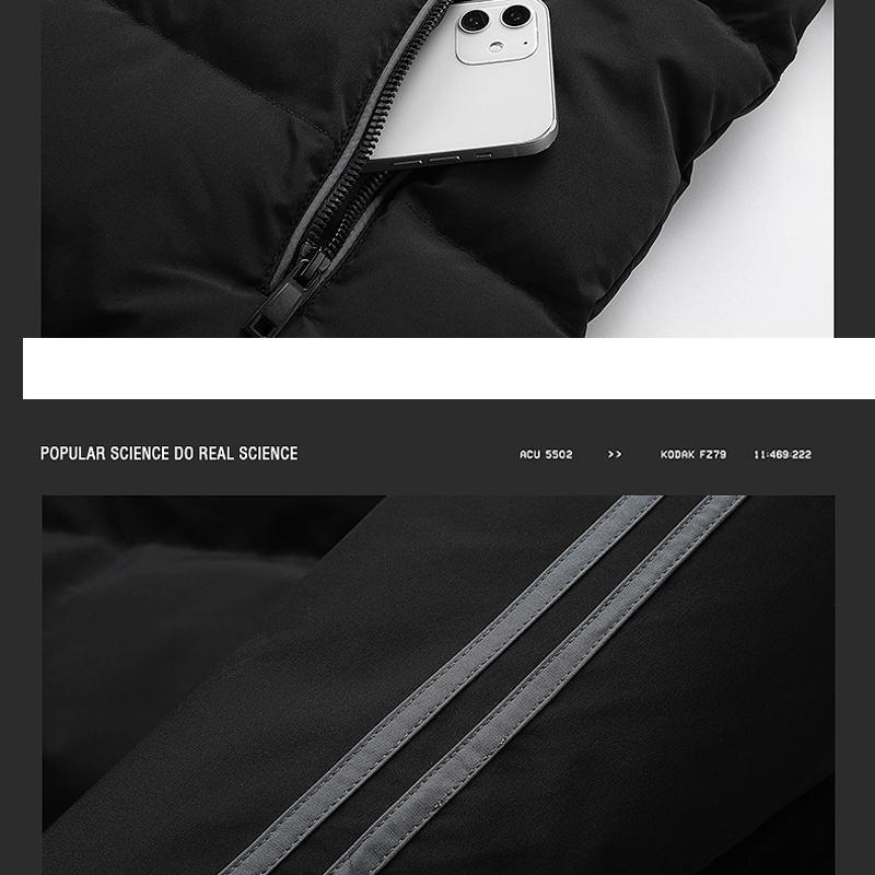 5XL Men's Extra Large Windbreaker Men's Jacket Winter New Casual Loose Cotton Jacket Large Size Hooded Jacket Men's Windbreaker