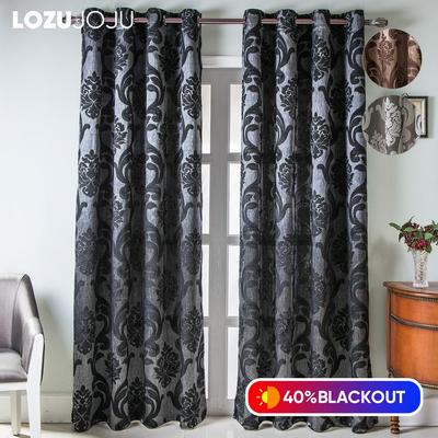 1PC LOZUJOJU Diamond Lattice Hollow Out Sheer Curtain Modern Elegant Window Drapes For Living Room Home Decor